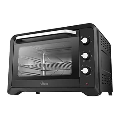 ARDES MAGNUS AR6264PB, Fornetto Elettrico Ventilato Capienza 64 Litri 6 Funzioni Cottura Timer Doppio Vetro Con Accessori