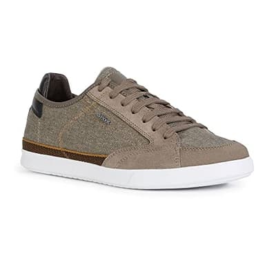 Geox U Walee A, Sneaker Uomo, Taupe, 42 EU