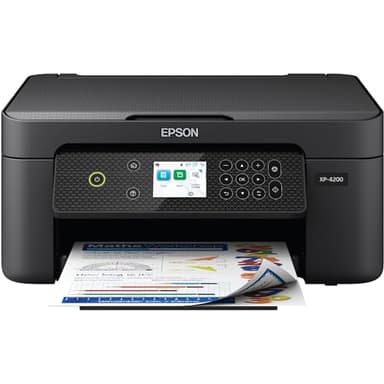 Epson Expression Home XP-4200 Stampante wireless all-in-one a colori con scansione, copia, stampa automatica su 2 lati, foto senza bordi e visualizzazione a colori da 2,4 pollici, colore nero