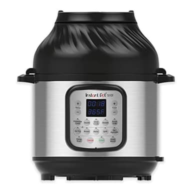 Instant Pot Duo Crisp + Hot Air Fryer 11-in-1 Electric Multi-Cooker 7.6 L - Pressure Cooker, Air Fryer, Slow Cooker, Steamer, Sous Vide Device, Dehydrator with Grill, Keep Warm and Baking Function