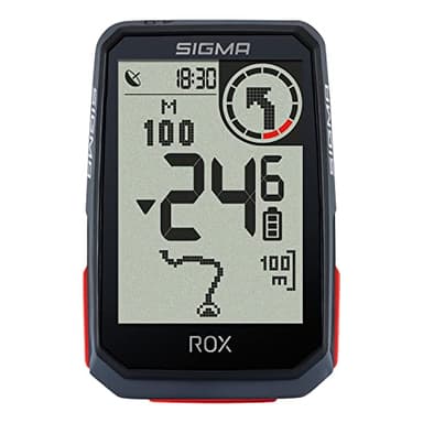 SIGMA Sport Rox 4.0 EVO Black, Ciclo-computer wireless con navigatore GPS e staffa inclusa, navigatore GPS per escursioni outdoor con altimetro