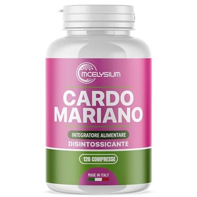 MCElysium Complesso di Cardo Mariano Integratore 120 Compresse - Depurativo Naturale per Fegato Grasso