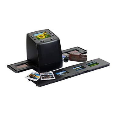 Technaxx Germany Scanner per diapositive Converti pellicola negativa e diapositiva in JPEG digitale Salva su scheda SD-SDHC con display TFT Nessun computer/software richiesto DS-02