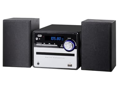 Trevi HCX 10F6, Stereo Hi Fi, Impianto Stereo Casa, Sintonizzatore Radio Digitale, 30 stazioni FM Memorizzabili, Lettore CD e MP3, Display LCD, Lettore USB MP3, Ingresso AUX-IN, Telecomando Incluso