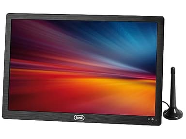 Trevi LTV 2014 HE TV Portatile 14.1" con Ricevitore Digitale Terrestre, Ingressi USB, SD e HDMI,TV Ideale per Auto, Campeggio e Casa, Batteria Integrata e Presa Accendisigari 12V, Antenna in Dotazione
