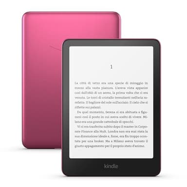 Nuovo Amazon Kindle Paperwhite Signature Edition (32 GB) | Il nostro Kindle più veloce con luce frontale a regolazione automatica, ricarica wireless, settimane di autonomia | Rosa metallizzato