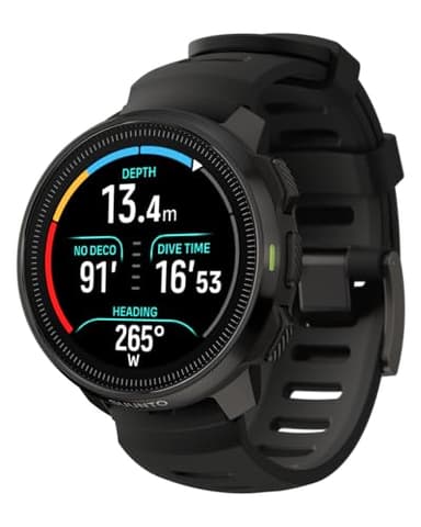 SUUNTO OCEAN Orologio Subacqueo e Sportivo Uomo, Schermo AMOLED, 10ATM/7 Bar, Dualband GNSS Mappa Offline, GPS Activity Tracker, 95+ Sports, Cardiofrequenzimetro, Autonomia 60H in Modalità Immersione