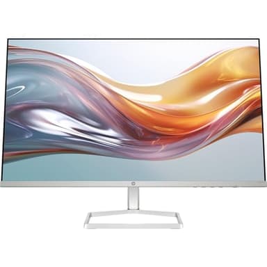 HP 527sa Monitor con Casse, Schermo da 27" FHD IPS Antiriflesso, Tecnologia Eye Ease, Tempo Risposta 5 ms GtG Overdrive, Risoluzione 1920 x 1080, Software Display Center, HDMI, Bianco