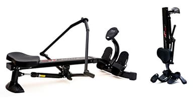 JK Fitness JK5072, Vogatore richiudibile Unisex Adulto, Nero, Unica