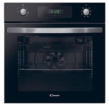Candy Idea Forno Elettrico da Incasso Ventilato, 70 Litri, Classe A+, Sistema di Pulizia Idrolitica Aquactiva, Controllo tramite App hOn, 59,5 x 59,5 x 58,8 cm, Nero - FIDC N615