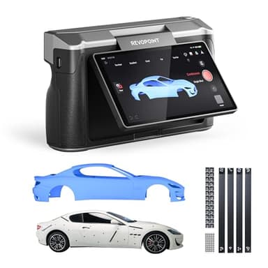 Revopoint MIRACO Plus Scanner 3D per Stampa 3D, Portatile Autonomo con Fotogrammetria, Zoom Ottico, Fino a 20 fps, Precisione Fino a 0,02 mm, Fotocamera RGB a Colori per Oggetti Piccoli e Grandi, 32GB