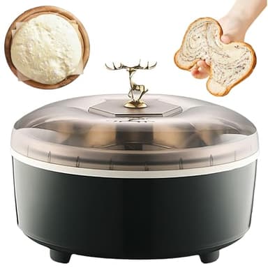 Macchina per la Lievitazione Dell'impasto, Macchina per la Fermentazione del Pane da 5 Litri, Temperatura Regolabile 20-55 ℃ e Temporizzazione 24 Ore, Scatola di Lievitazione Termostatica Automatica