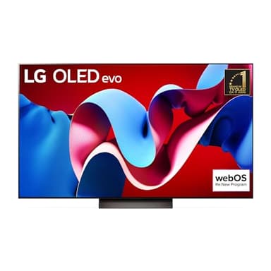 LG OLED evo 55'', Serie C4 2024, OLED55C46LA, Smart TV 4K, Processore α9 Gen7, Brightness Booster, 40W, Dolby Vision, 4 HDMI 2.1 4K@144Hz, GSync, VRR, Alexa, ThinQ AI, webOS 24