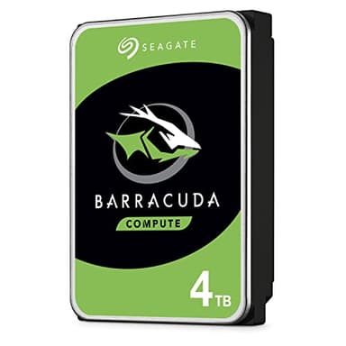 Seagate BarraCuda, 4 TB, Hard Disk Interno, SATA da 6 GBit/s, 3,5", 5400 RPM, Cache da 256 MB per PC Desktop (ST4000DM004)