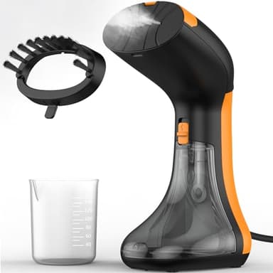 MAK Ferro da Stiro Verticale, Stiratrice Verticale a Vapore Portatile Riscaldamento Rapido 30s Ferro da Stiro da 1000W e Leggero per Famiglia Stira Camicie per Viaggi e Casa MS205