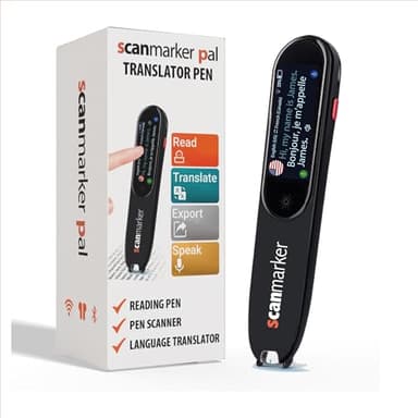 Scanmarker Pal - Traduttore penna e penna da lettura per studenti di lingue, dislessia e difficoltà di apprendimento | Penna di traduzione per oltre 100 lingue