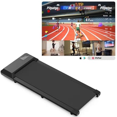 Superun Raceable Tapis Roulant Elettrico Adatto per Dispositivi Indossabili ad Alta Tecnologia, Walking Pad con Controllo APP da Max 136 kg per Casa con Corsi di Formazione