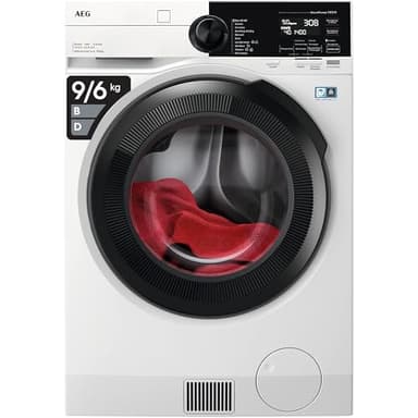 AEG LWR9E964MB Lavasciuga Ökokombi Serie 9000 AbsoluteCare, 9 kg Lavaggio, 6 kg Asciugatura, Classe B se usata come lavatrice, Classe D come lavasciuga, Bianco