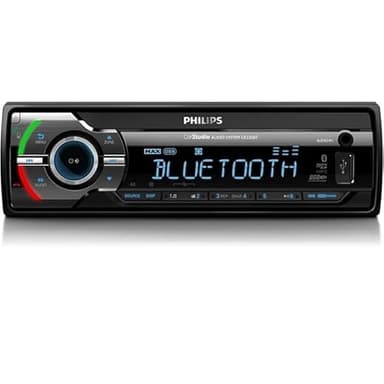 Philips CE235BT Autoradio Bluetooth + EDR Mechanic Free - Autoradio, Vivavoce, Lettore MP3 e USB/SDHC, Equalizzatore, Sintonizzazione Automatica Digitale, Plug & Play (FM/AM)