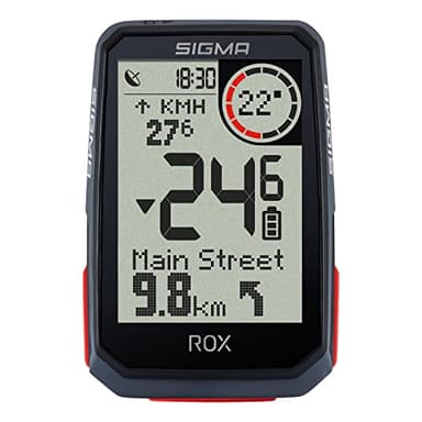 SIGMA Ciclocomputer GPS ROX4.0 EVO HR Impermeabile Ciclocomputer con 30 Funzioni GPS Bici con Cardiofrequenzimetro, Navigazione Intuitiva e Compatibilità E-Bike Contachilometri Bici Senza Fili