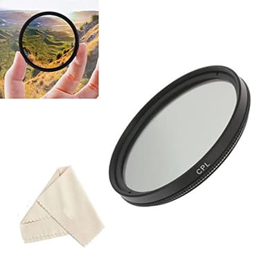 Filtro polarizzatore circolare HD ultra sottile da 52 mm per Nikon AF-S DX NIKKOR 35 mm f/1.8G, Nikon AF-S DX Micro NIKKOR 40 mm f/2.8G Lens
