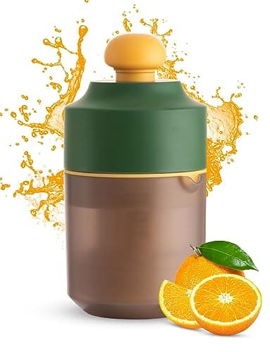 Spremiagrumi Pitasha Estrattore di succo manuale portatile, semplice con bilancia, due modalità di utilizzo per diversi frutti