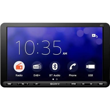 Sony XAV-AX8050ANT - Autoradio con Display da 9", DAB/DAB+/FM, Antenna DAB Inclusa, Display Regolabile, WebLink 2.0, Android Auto, Apple CarPlay, Bluetooth, Microfono, USB Compatibile FLAC, MKV, Xvid