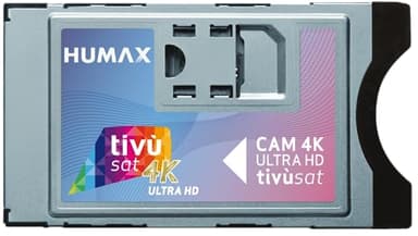 Humax - CAM Tivùsat 4K Ultra HD con interfaccia CI+ECP, scheda inclusa, retro compatibile con i dispositivi CI