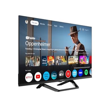 Strong - Smart TV HD 32" (80 cm) SRT32HG6733C - Google TV con HDR10, Triplo Sintonizzatore DVB-T2/C/S2, Chromecast Integrato e Bluetooth - Perfetta per Streaming e Intrattenimento - Nero