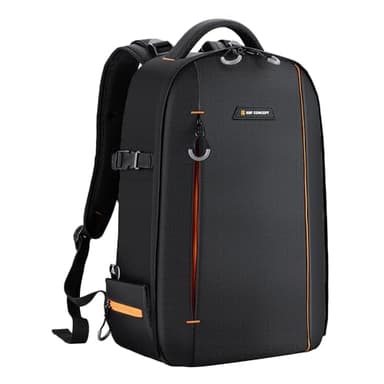 K&F Concept Zaino per Fotocamera Professonale, Portatile Zaino Fotografico Multifunzionale, Leggera Borsa Fotocamera con Copertura Antipioggia Antifurto Zip, Scomparto per Laptop da 15.6 Pollici(18L)