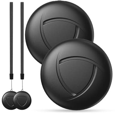 Localizzatore GPS 2 Pezzi - Smart Air Tracker Tag, Localizzatori Bluetooth Compatibile con Apple Dov'è (Solo iOS 14.5+), Trova Chiavi per Valigia/Gatti/Borsa/Bambini/Cani, Batteria Sostituibile