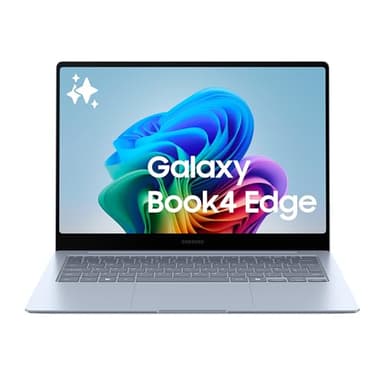 Samsung Laptop Galaxy Book4 Edge, Display da 14", Windows 11, Snapdragon Elite X, 16GB RAM, 512GB SSD, Sapphire Blue [Versione italiana]