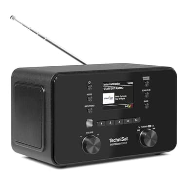 TechniSat DIGITRADIO 550 IR - Radio internet stereo (DAB+, FM, WLAN, Bluetooth, controllo app, sveglia), nero