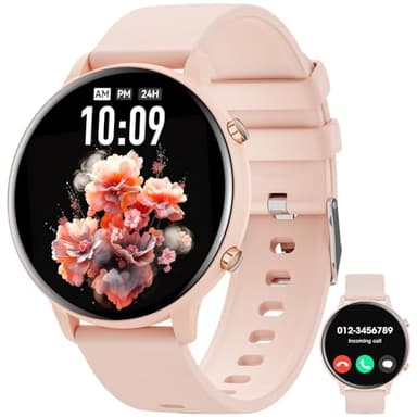 Hwagol Smartwatch Uomo Donna, Round Waterproof Fitness Tracker 140+ modalità Sportive Orologio Smartwatch con Contapassi/Cardiofrequenzimetro/SpO2/Cronometro per Android iOS