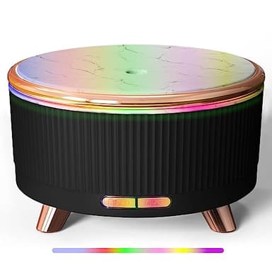 X CLICK - Diffusore di oli essenziali - Umidificatore di oli essenziali - Deumidificatori - Diffusore di aromi - Profumatore per la casa - Umidificatore d'aria Diffusore di oli essenziali 500ml NERO