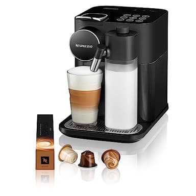Nespresso Gran Lattissima De'Longhi EN640.B Macchina da caffè, Sistema Capsule Nespresso, Pannello Intuitivo, Spegnimento Automatico, Serbatoio 1,3L, Risparmio Energetico, Potenza 1400 W, Nero