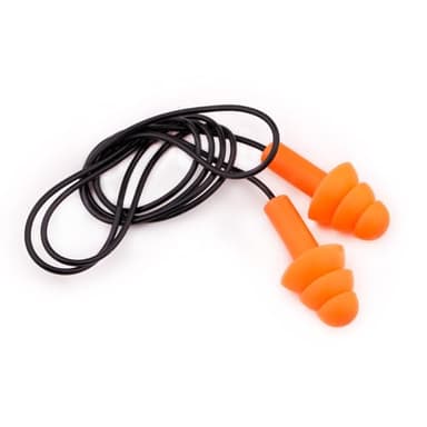 Mivos 5 Paia di Tappi per le Orecchie Riutilizzabili, Impermeabili e Morbidi, in Silicone, con Cordino, Riduzione del Rumore 32 DB per una Protezione Ottimale Dell'udito