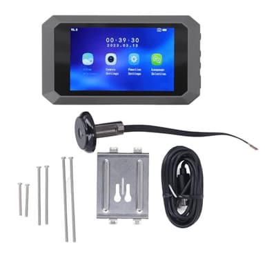 BuyWeek Telecamera Spioncino, Spioncino 1080P 2MP Videocamera per Porta con Visione a 135 Gradi Visione Notturna IR Spioncino Digitale per Porta con Schermo da 3,97 Pollici