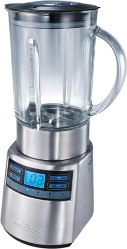 Robot Tritaghiaccio e Frullatore per Milkshake e Frullati in Acciaio Inox e Vetro da 1,8L, 1200W