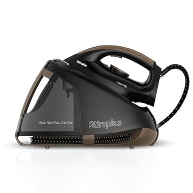 Stiroplus Ferro da Stiro con Caldaia SP-2012-7.5 Bar, 360 g Turbo Vapore, Piastra IceGlide in Ceramica, Vapore Regolabile, Modalità ECO Risparmio Energetico, Spegnimento Automatico, Serbatoio 1.8 L