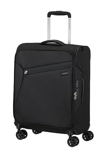Samsonite Litebeam - Spinner S, Bagaglio a Mano, Nero, Spinner 55 cm