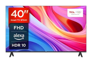 TCL 40SF540 TV 40" Full HD HDR e HLG Fire TV, Dolby Audio DTS Virtual: X, Design Bezel Less, Controllo Vocale, Bluetooth 5.0