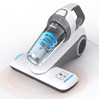 Dibea Aspirapolvere per acari da 15 Kpa con luce UV-C, 300 W per materassi rimuove il 99,99% batteri allergici, allergeni, cimici