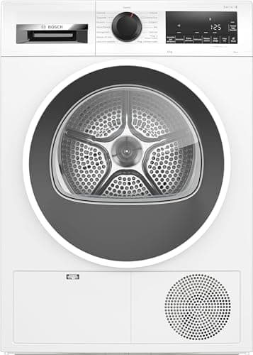 Bosch WQG24108IT Serie 6, Asciugatrice a pompa di calore, capacità 9 kg, EasyClean: i filtri per la lanugine, Cestello Lana, Mezzo carico, Programma Rapido
