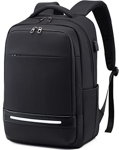 Vodlbov Zaino per computer portatile da 17 pollici di grande capacità da uomo impermeabile antifurto Zaino per PC portatile con USB Charging Port Zaino funzionale per viaggi d'affari college donna