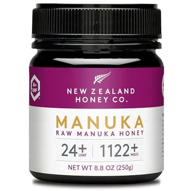New Zealand Honey Co. Miele di Manuka MGO 1122+ / UMF 24+ | Attivo e lordo | Prodotto in Nuova Zelanda | 250g