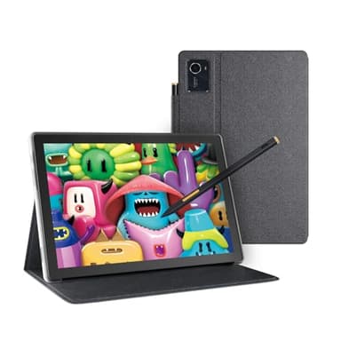 HUION Kamvas Slate 10 Tavoletta Grafica Autonoma con Schermo Laminato, 10.1" FHD Tavoletta d'Arte Digitale, con 4096 Livelli Penna Stilo, Android 12, 8GB+128GB per Artista Principiante