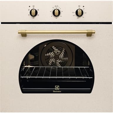Electrolux ROB2201AON Forno Multifunzione, Rustico, 5 Funzioni, 68 Litri, Sabbia