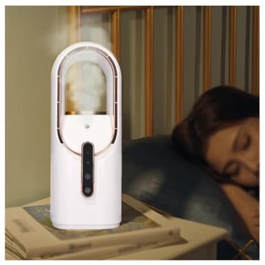 BesBet Piccoli Condizionatori Portatili, USB Ricaricabile, con Umidificatore Climatizzatore Portatile Tocca Il Controllo Ventilatore Colonna Silenzioso, più Sicuro per I Bambini