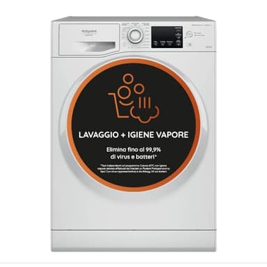 Hotpoint Ariston Lavasciuga a libera installazione: 8,0 kg, NDB 8636 WA IT